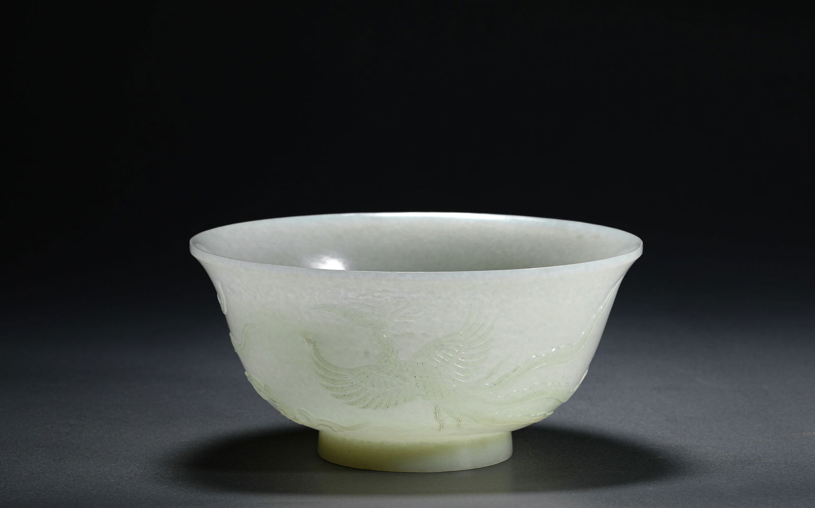 Hetian jade bowl of the Qing Dynasty (1 of 6)