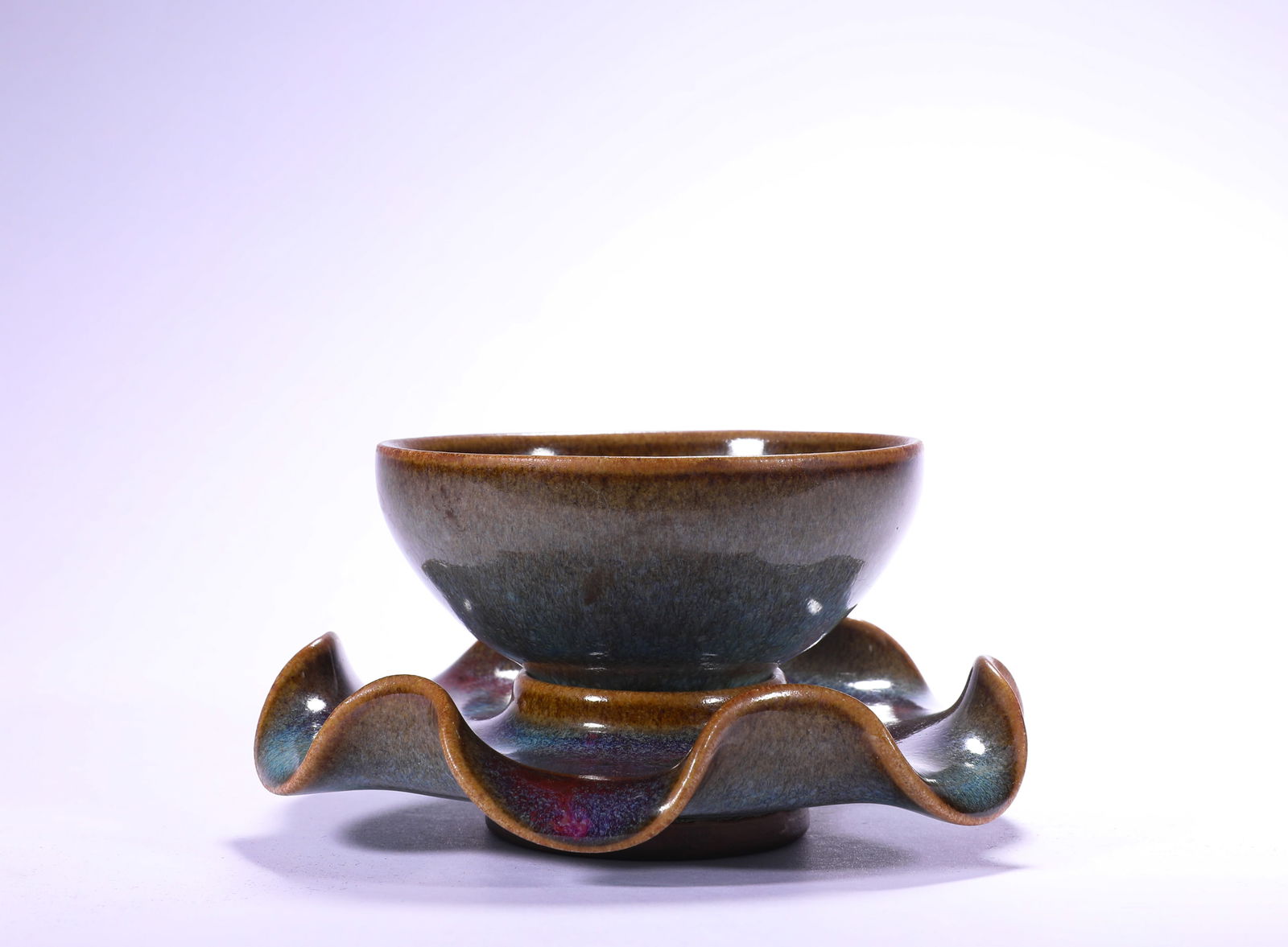 Song Dynasty Jun kiln tea saucer (1 of 5)