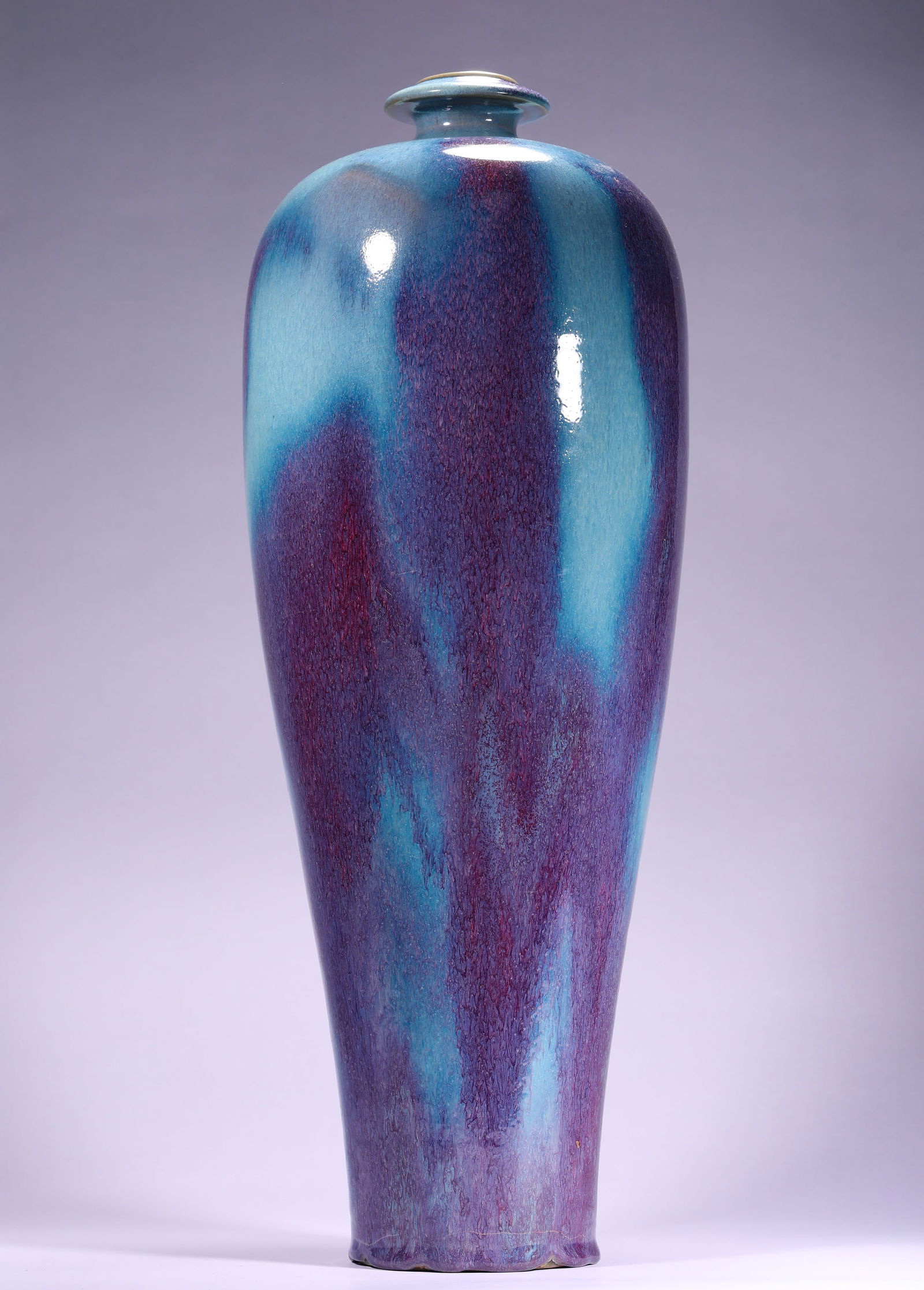 SONG DYNASTY, JUN KILN CHANGED GLAZE PLUM VASE (1 of 9)