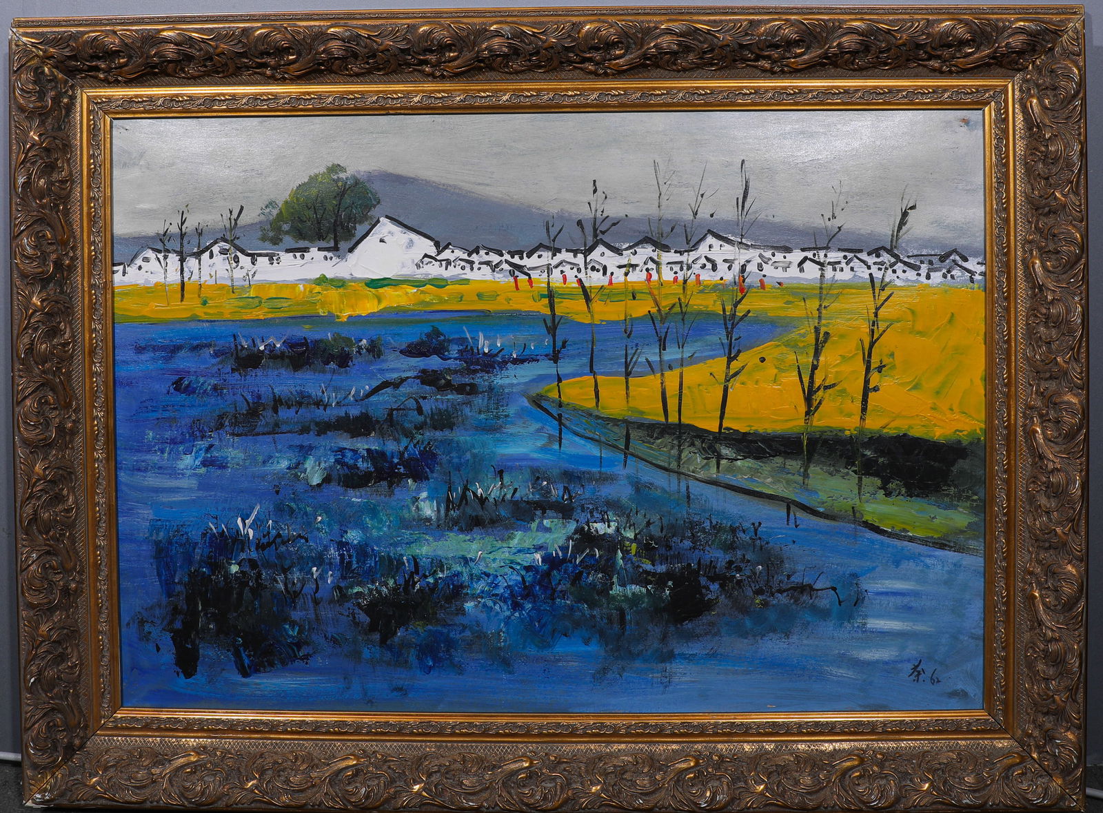 WU GUANZHONG, ATTRIBUTED TO, OIL PAINTING (1 of 7)