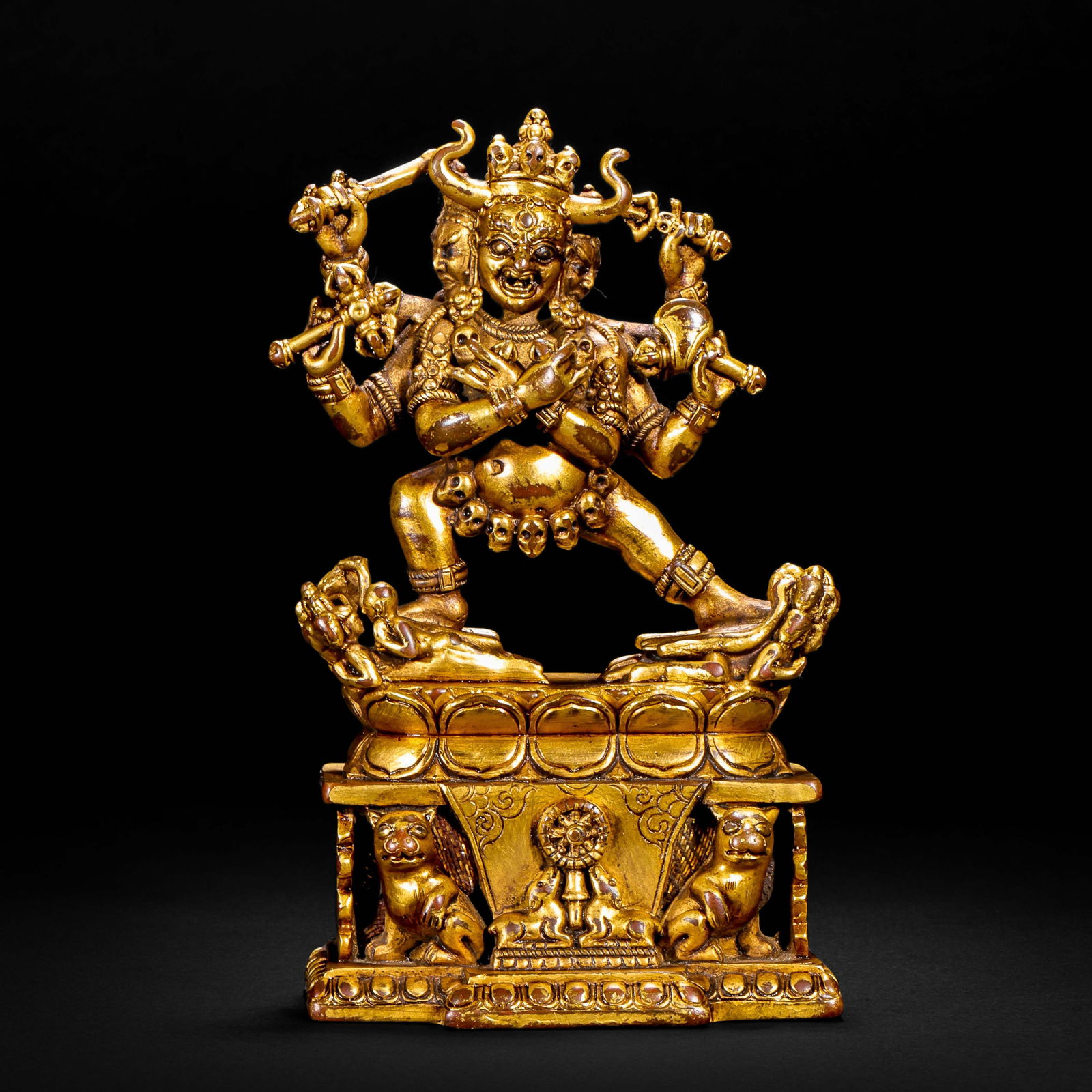 BRONZE GILDED BUDDHA STATUES FROM THE MING DYNASTY (1 of 12)