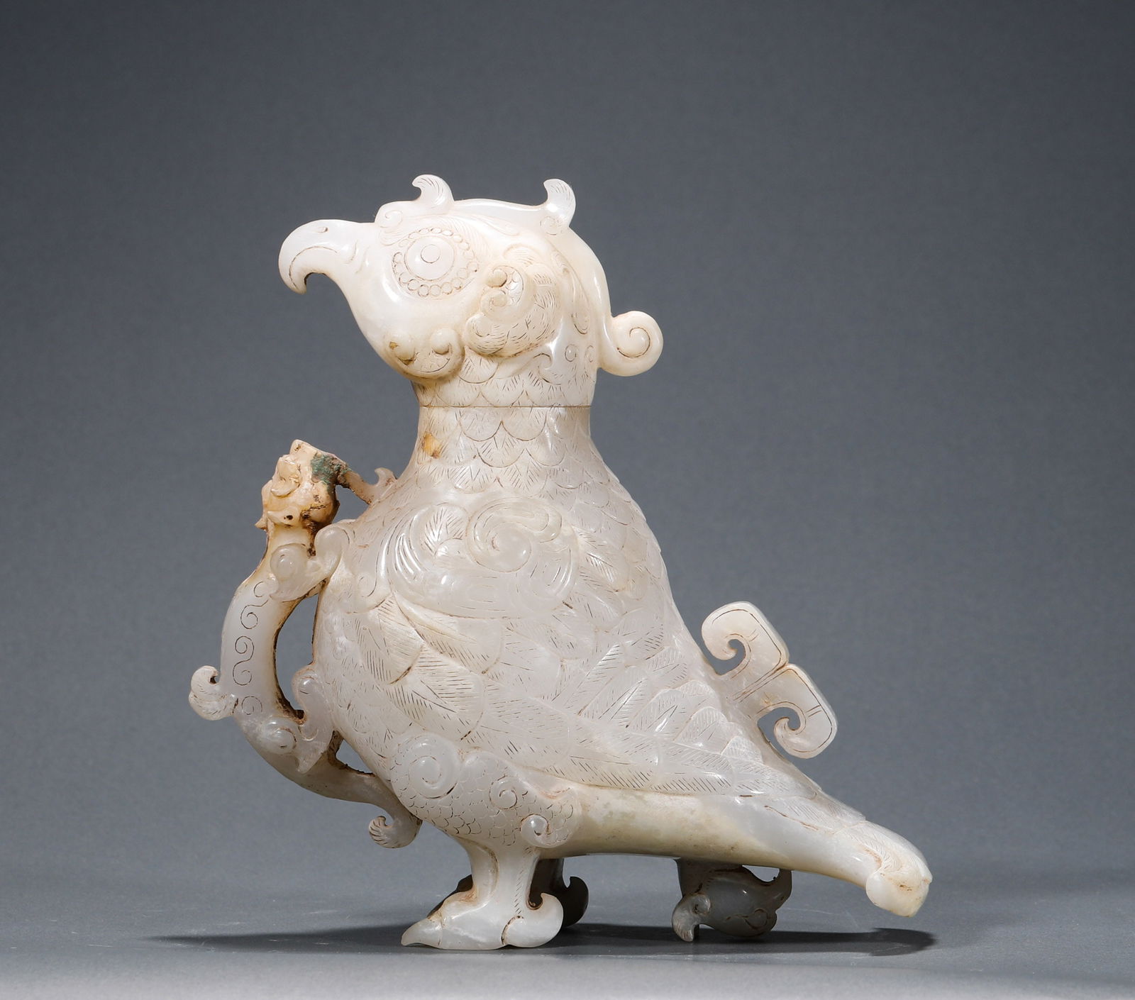 IN THE HAN DYNASTY, HETIAN JADE AUSPICIOUS BIRD (1 of 9)