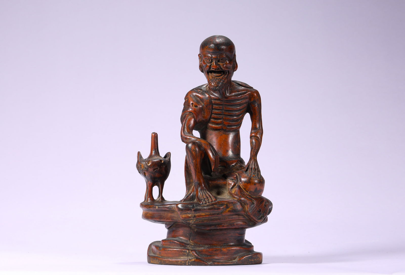 QING DYNASTY, AGARWOOD ARHAT: Name QING DYNASTY, AGARWOOD ARHAT Dimensions H:17.5cm W:10.5cm Weight:320g Condition Additional photographs and condition reports are available upon request as a courtesy to our c