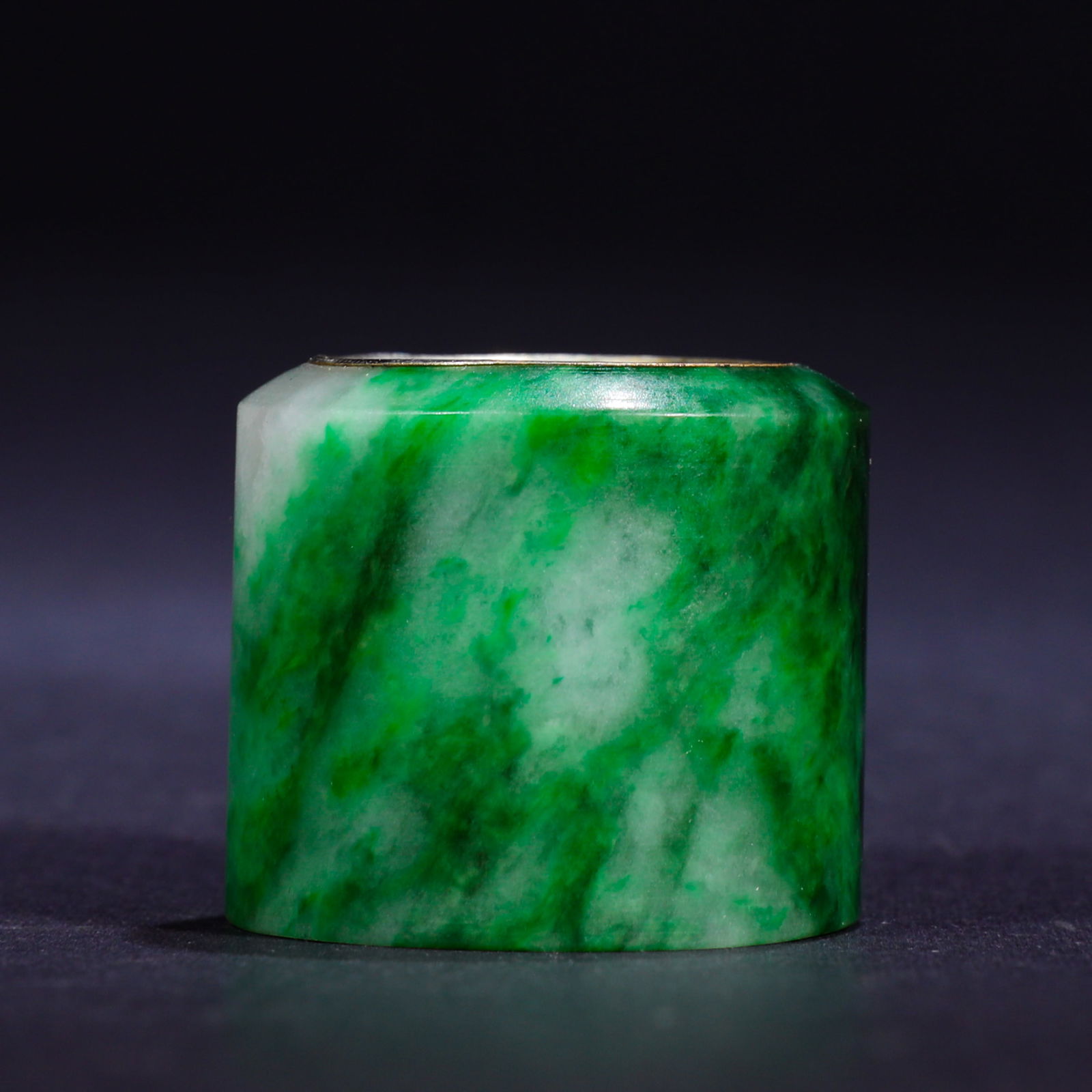 QING DYNASTY JADE FINGER GUARDS (1 of 6)