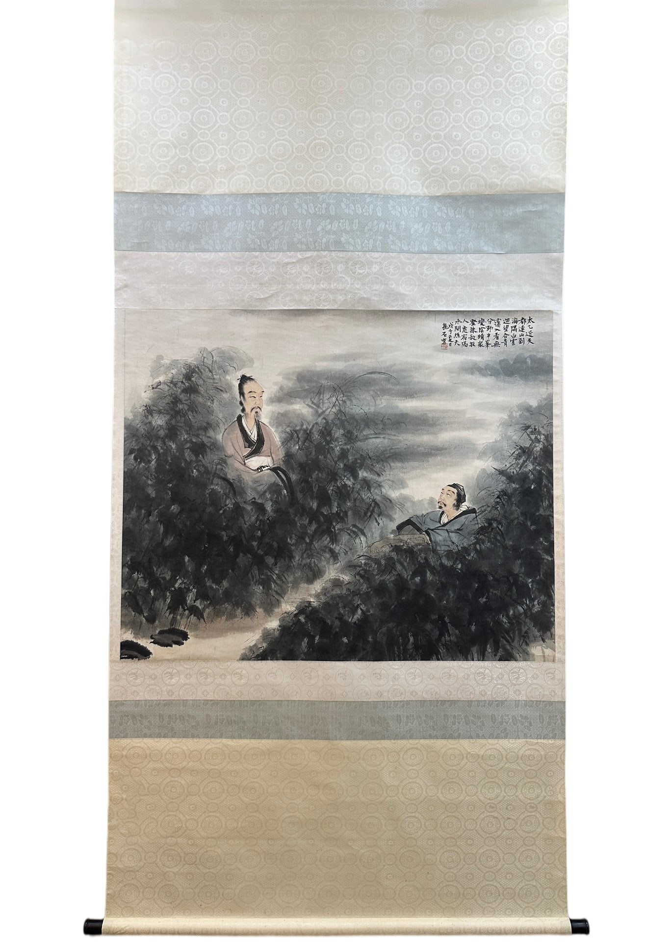 FU BAOSHI'S FINE VERTICAL SCROLL (ATTRIBUTED): Name FU BAOSHI'S FINE VERTICAL SCROLL (ATTRIBUTED) Dimensions H: 90 CM; W: 110 CM Condition Additional photographs and condition reports are available upon request as a courtesy to o