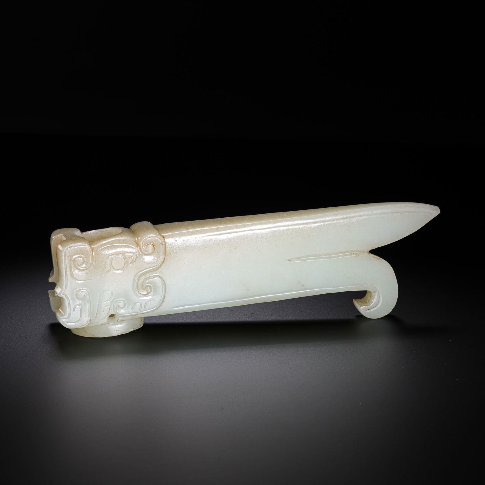 SHANG DYNASTY HETIAN JADE PENDANT (1 of 8)