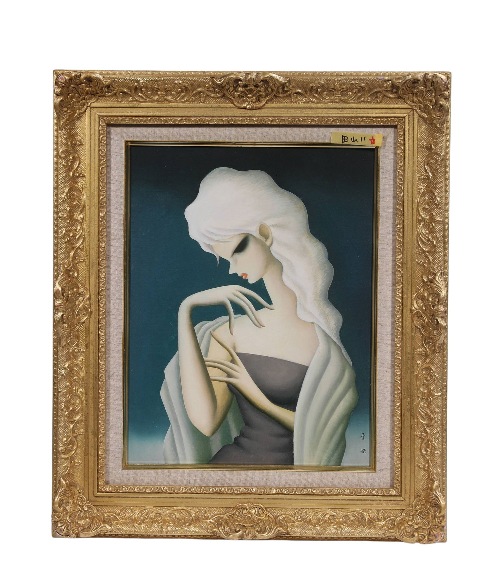 SEIJI TOGO, 1897-1978 JAPAN: Name SEIJI TOGO, 1897-1978 JAPAN Dimensions H: 40 CM; W: 30 CM; H: 59 CM; W: 49 CMSEIJI TO GO (1897-1978) A LEADIN G FI GURE IN MODERN WESTERN-STYLE PAINTIN G IN JAPAN, HE WAS CELEBRATED FOR HIS