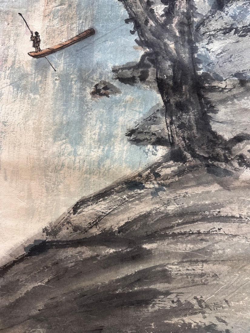 FU BAOSHI'S FINE VERTICAL SCROLL (ATTRIBUTED) - 9