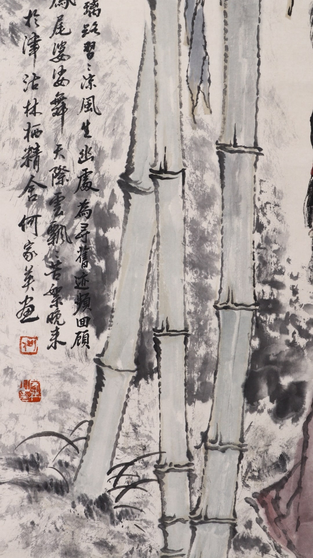 HE JIAYING FIGURE SCROLL (ATTRIBUTED) - 5