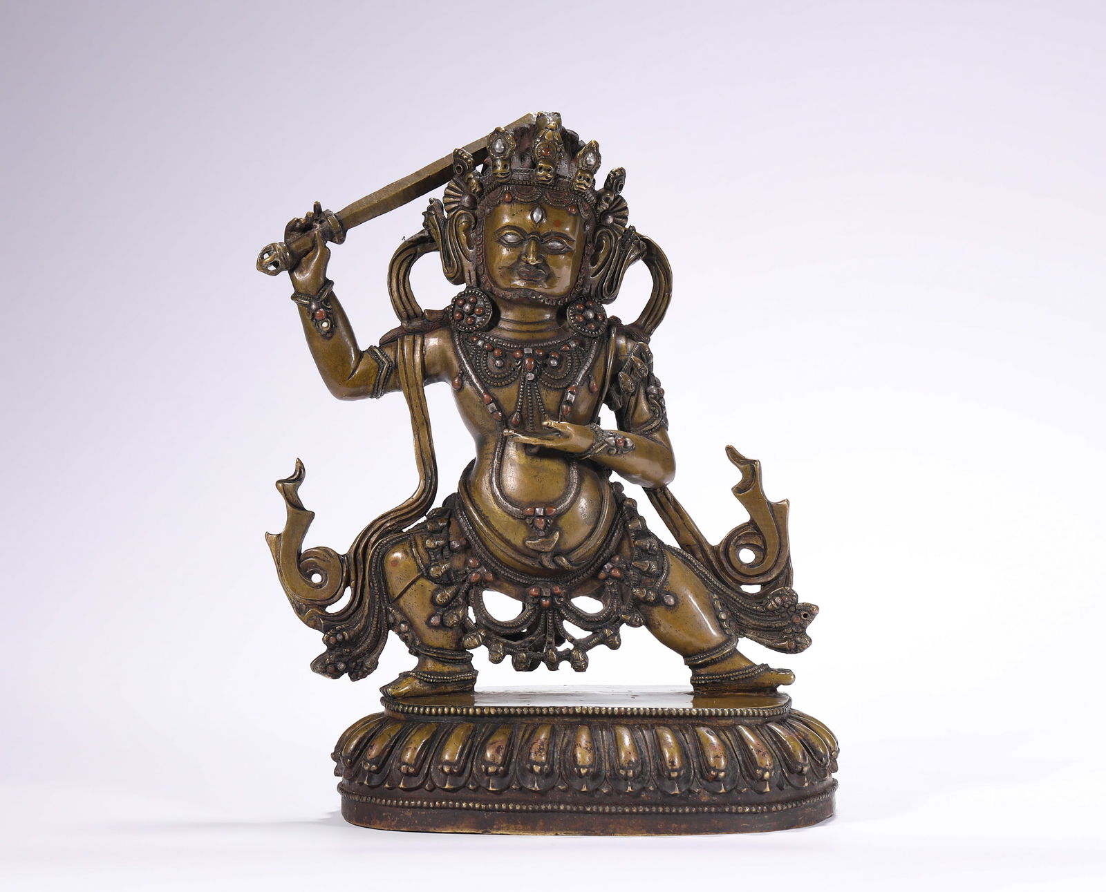 MING DYNASTY, BRONZE STATUE OF THE IMMOVABLE MING KING (1 of 6)