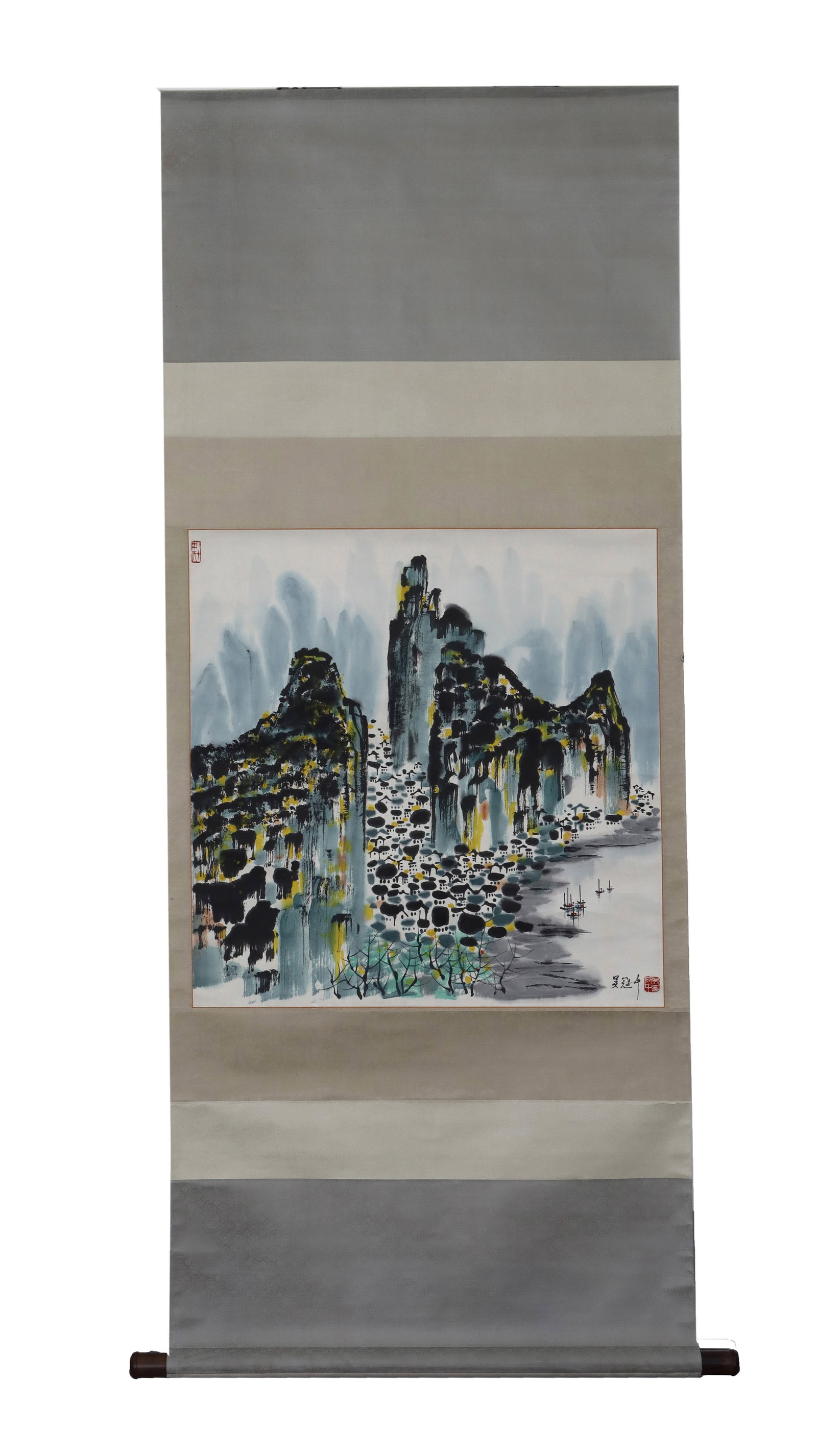 WU GUANZHONG(ATTRIBUTED) LI RIVER SPRING EARLY (1 of 9)