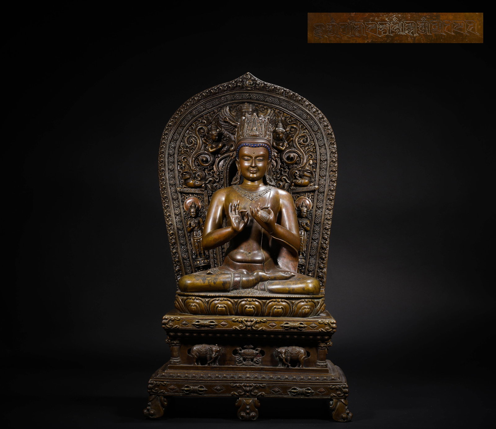 13TH-CENTURY ALLOY COPPER BUDDHA STATUES: Name 13TH-CENTURY ALLOY COPPER BUDDHA STATUES Dimensions H:60cmW:32cmWeight:21210g Condition Additional photographs and condition reports are available upon request as a courtesy