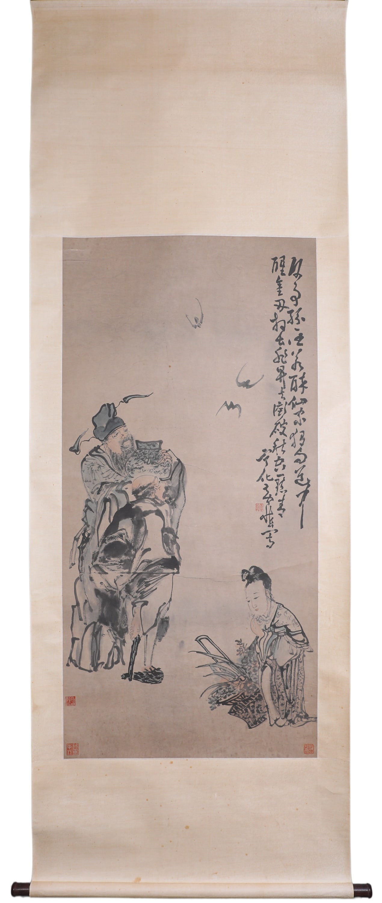 HUANG SHEN'S PORTRAIT OF LONGEVITY IN THE QING DYNASTY: Name HUANG SHEN'S PORTRAIT OF LONGEVITY IN THE QING DYNASTY Dimensions H:137cm(53.94in)W:67cm(26.38in) Condition Additional photographs and condition reports are available upon reque