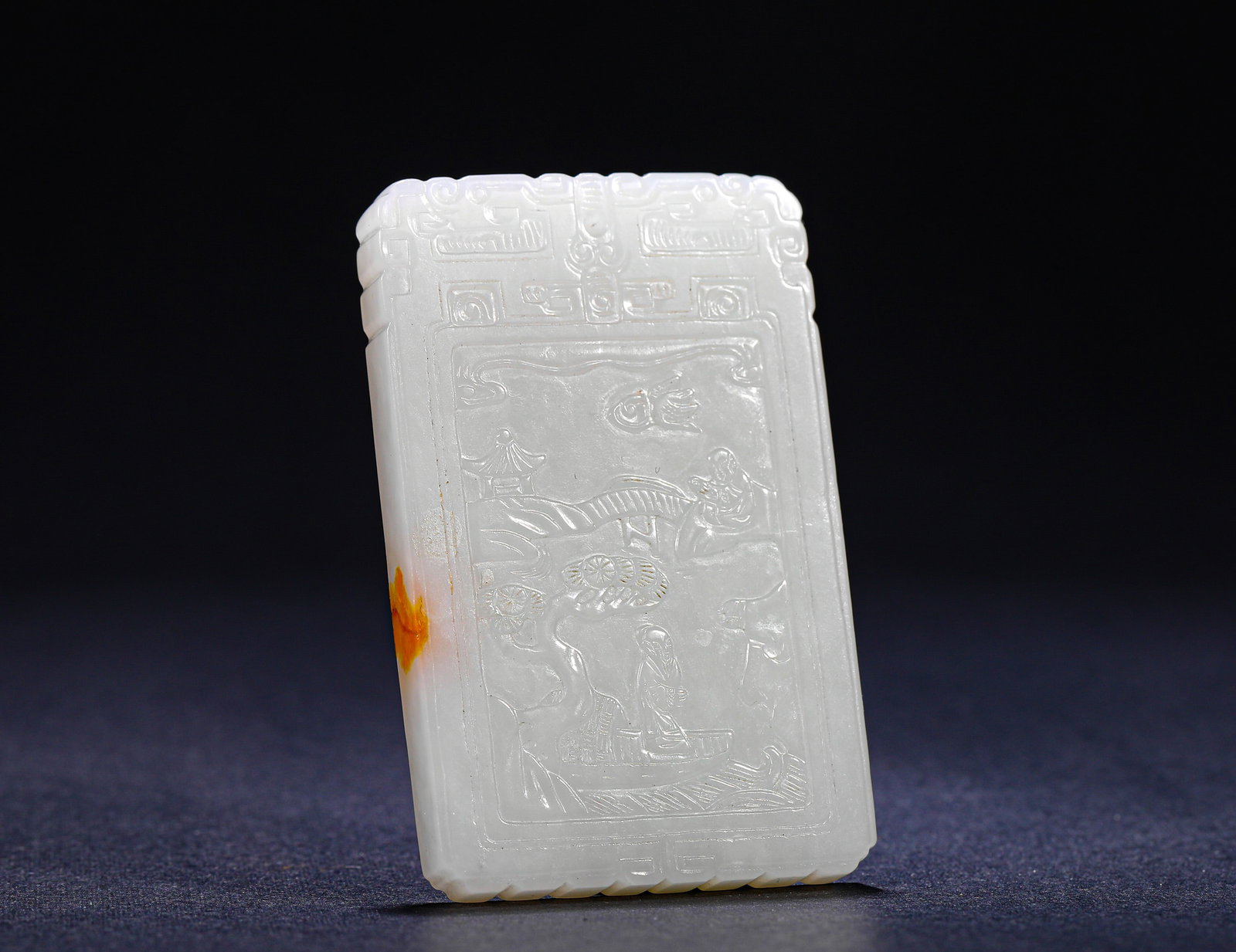 QING DYNASTY HETIAN JADE ZIGANG BRAND (1 of 5)