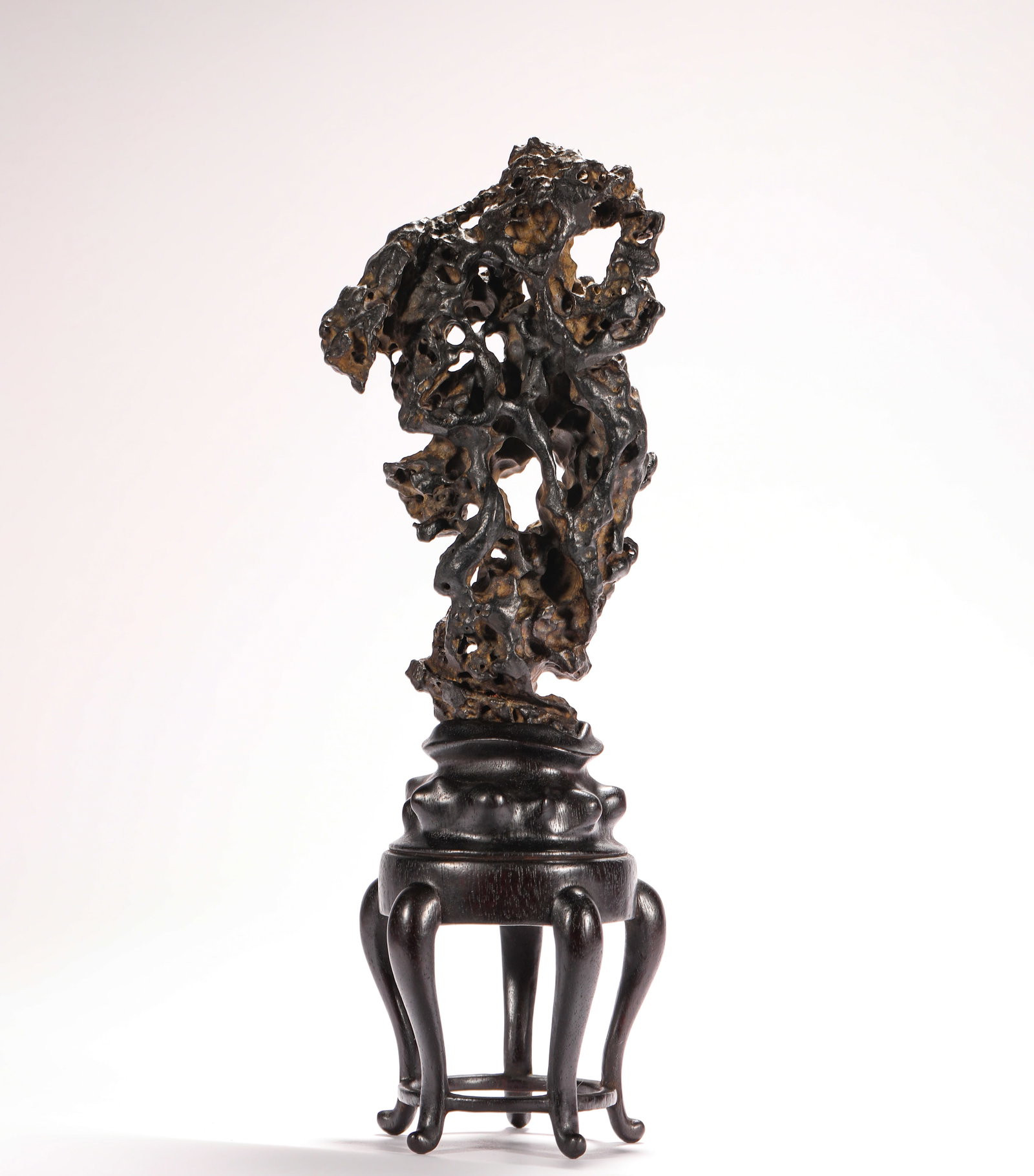 A STONE ORNAMENT FROM THE QING DYNASTY: Name A STONE ORNAMENT FROM THE QING DYNASTY Dimensions H:26cm W:9.5cm Weight:500g Condition Additional photographs and condition reports are available upon request as a co