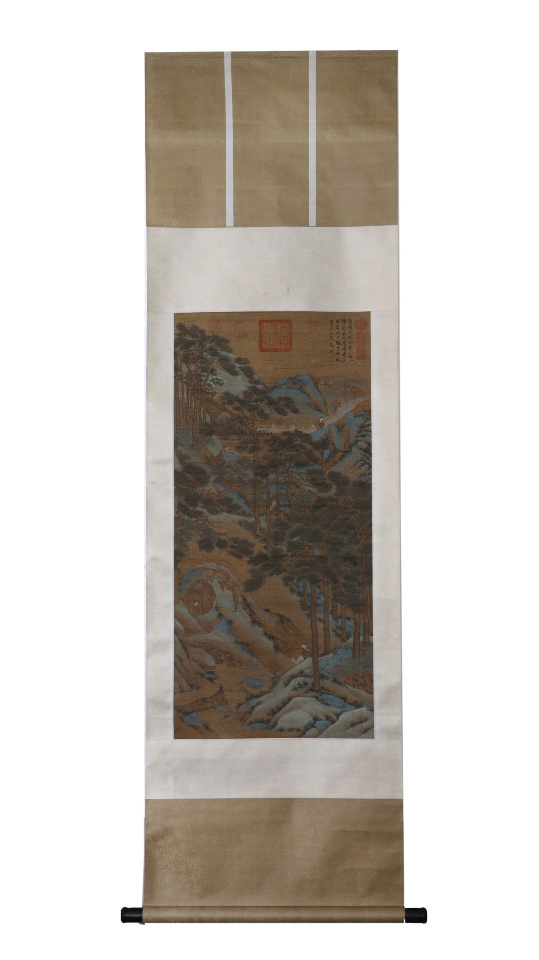 GREEN MOUNTAINS AND CLEAR WATERS SCROLL BY LIU SONGNIAN (1155-1218) OF THE SONG DYNASTY (1 of 9)