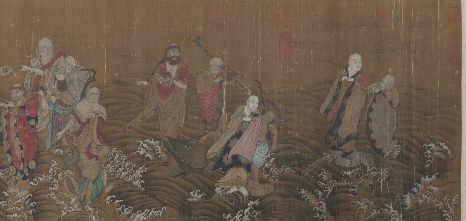 WU DAOZI(ATTRIBUTED) FIGURE SCROLL - 3