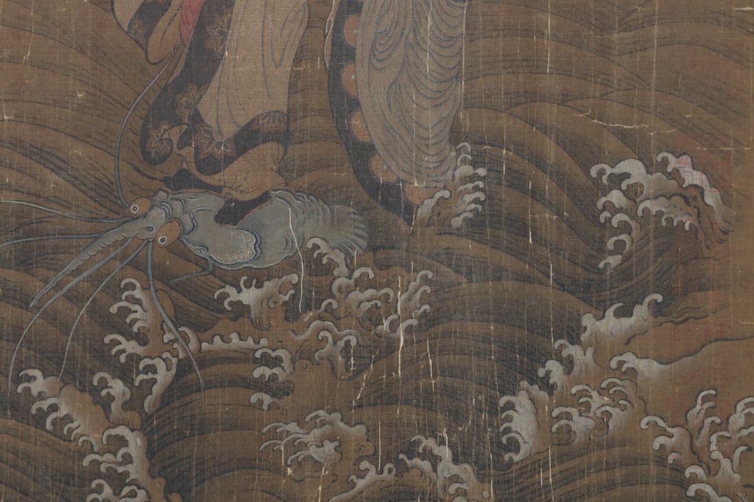 WU DAOZI(ATTRIBUTED) FIGURE SCROLL - 4