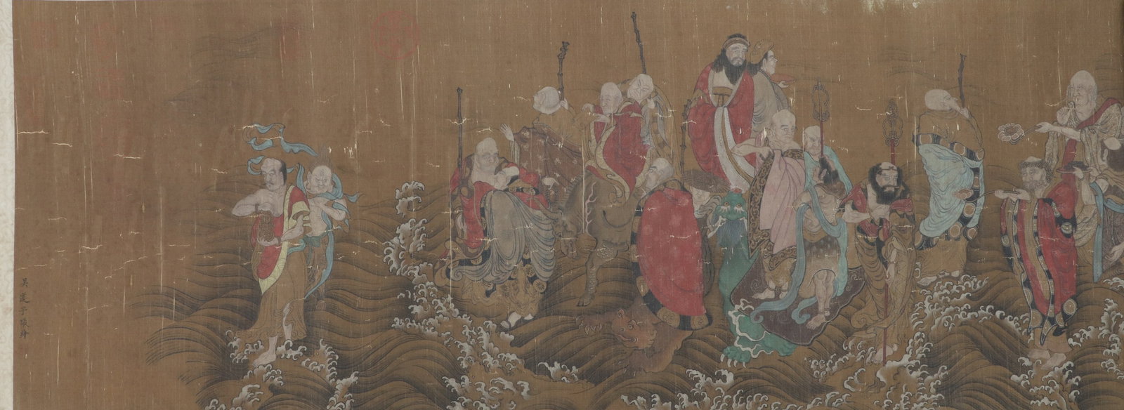 WU DAOZI(ATTRIBUTED) FIGURE SCROLL - 5