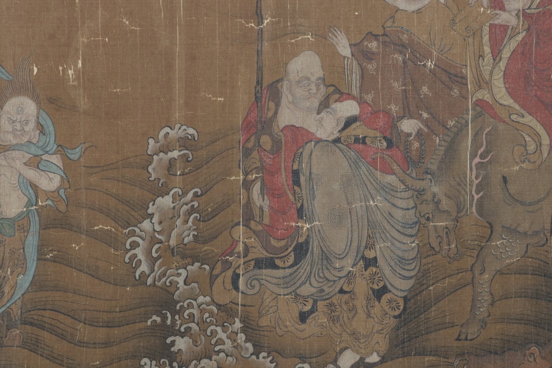 WU DAOZI(ATTRIBUTED) FIGURE SCROLL - 9