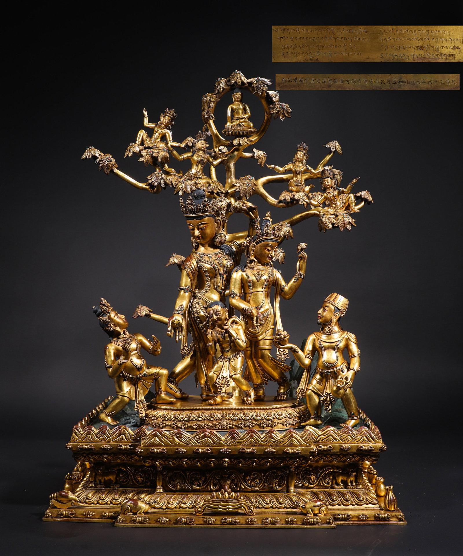 BRONZE GILDED COURT BUDDHA STATUES OF THE QING DYNASTY (1 of 19)