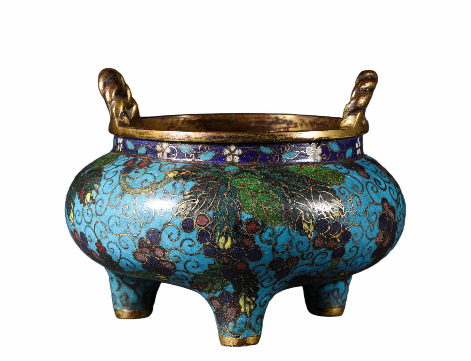 BRONZE JINGTAI BLUE INCENSE BURNER FROM XUANDE, MING DYNASTY (1 of 7)