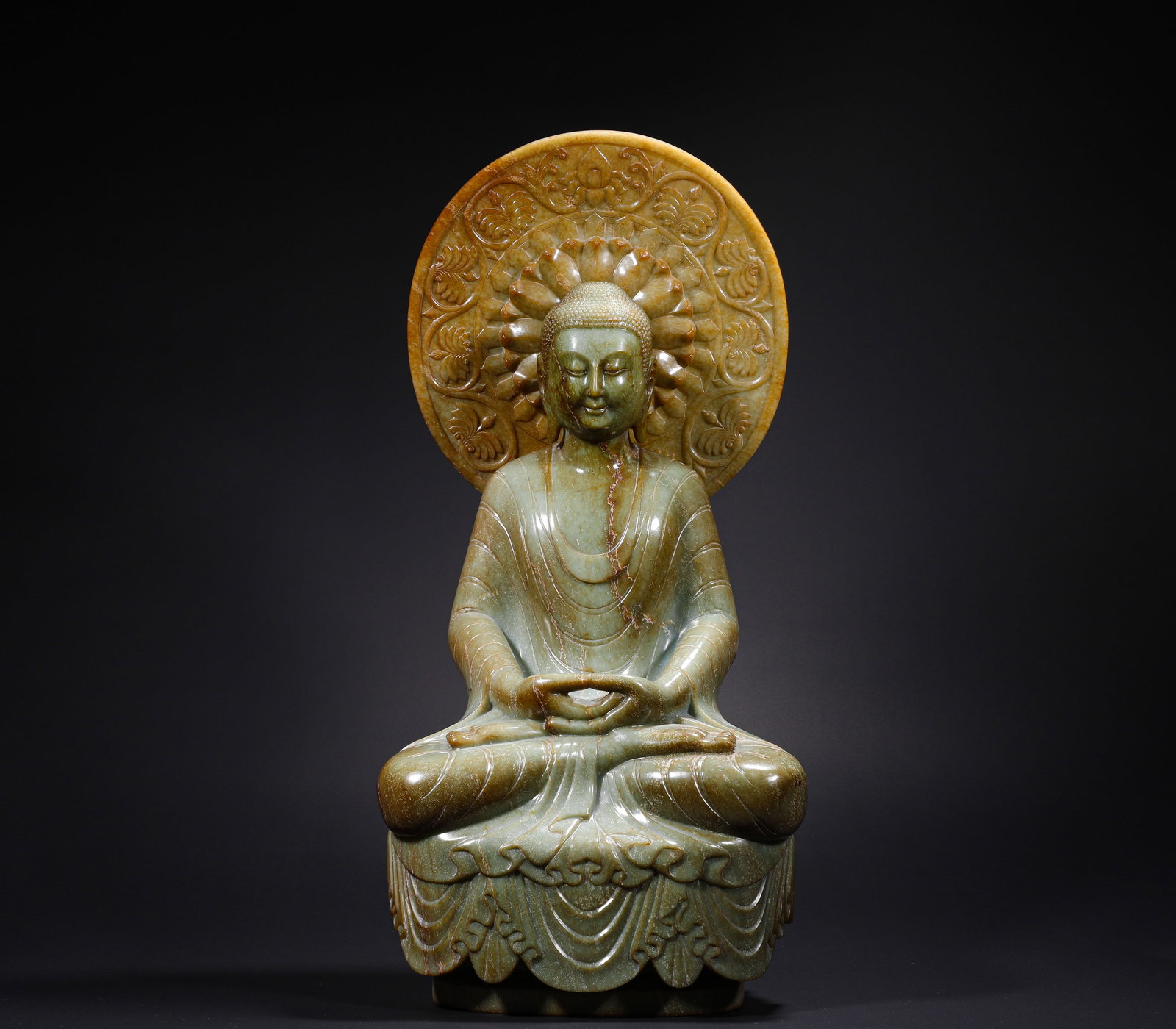 JADE BUDDHA STATUES FROM HOTAN DURING THE NORTHERN QI DYNASTY (1 of 12)