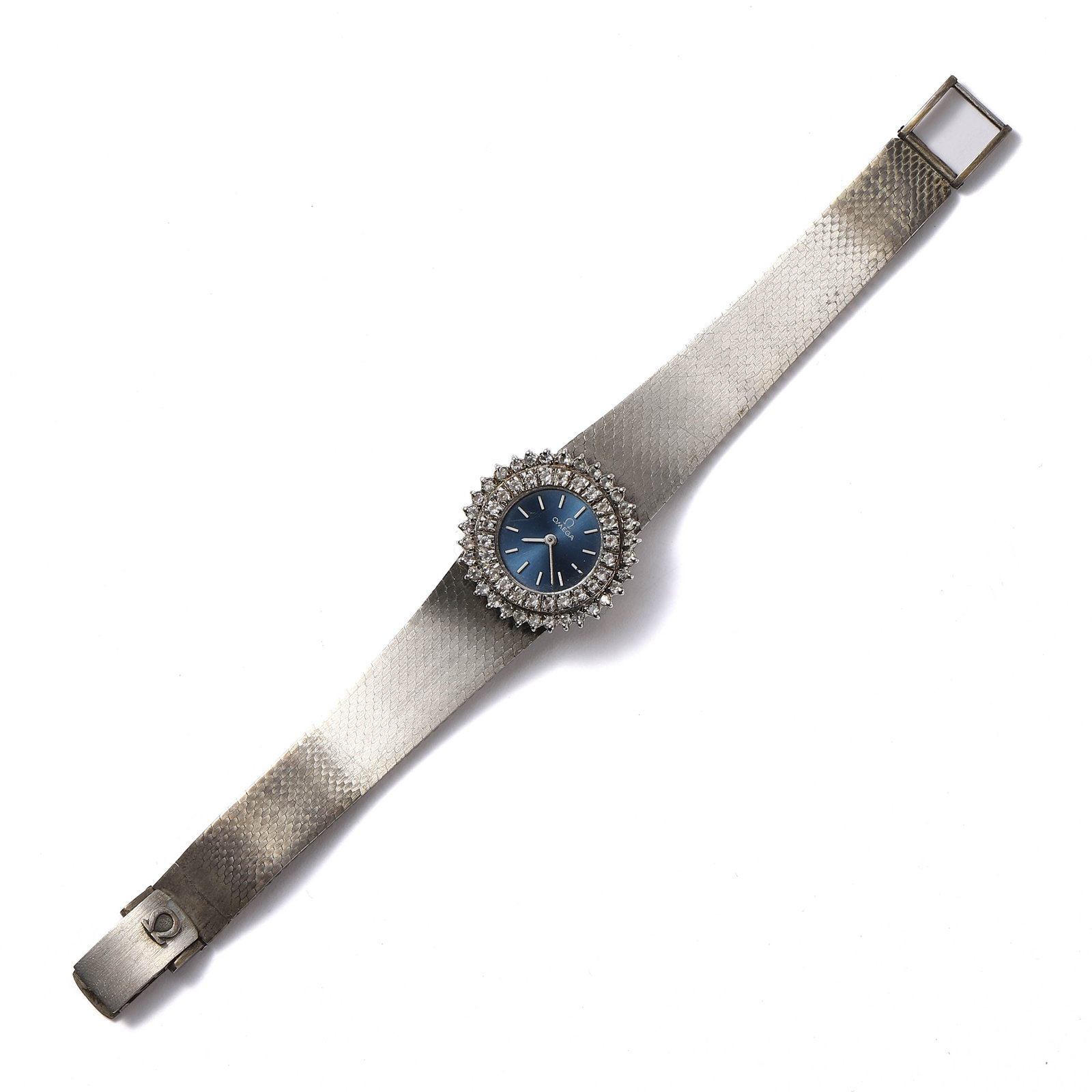 OMEGA VINTAGE LADIES' DIAMOND-SET WRISTWATCH. - 2