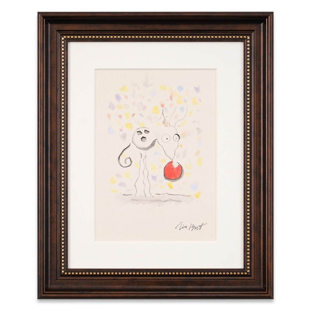 TIM BURTON SIGNED HAND-DRAWN COLORED CHARACTER DRAWING (1 of 1)