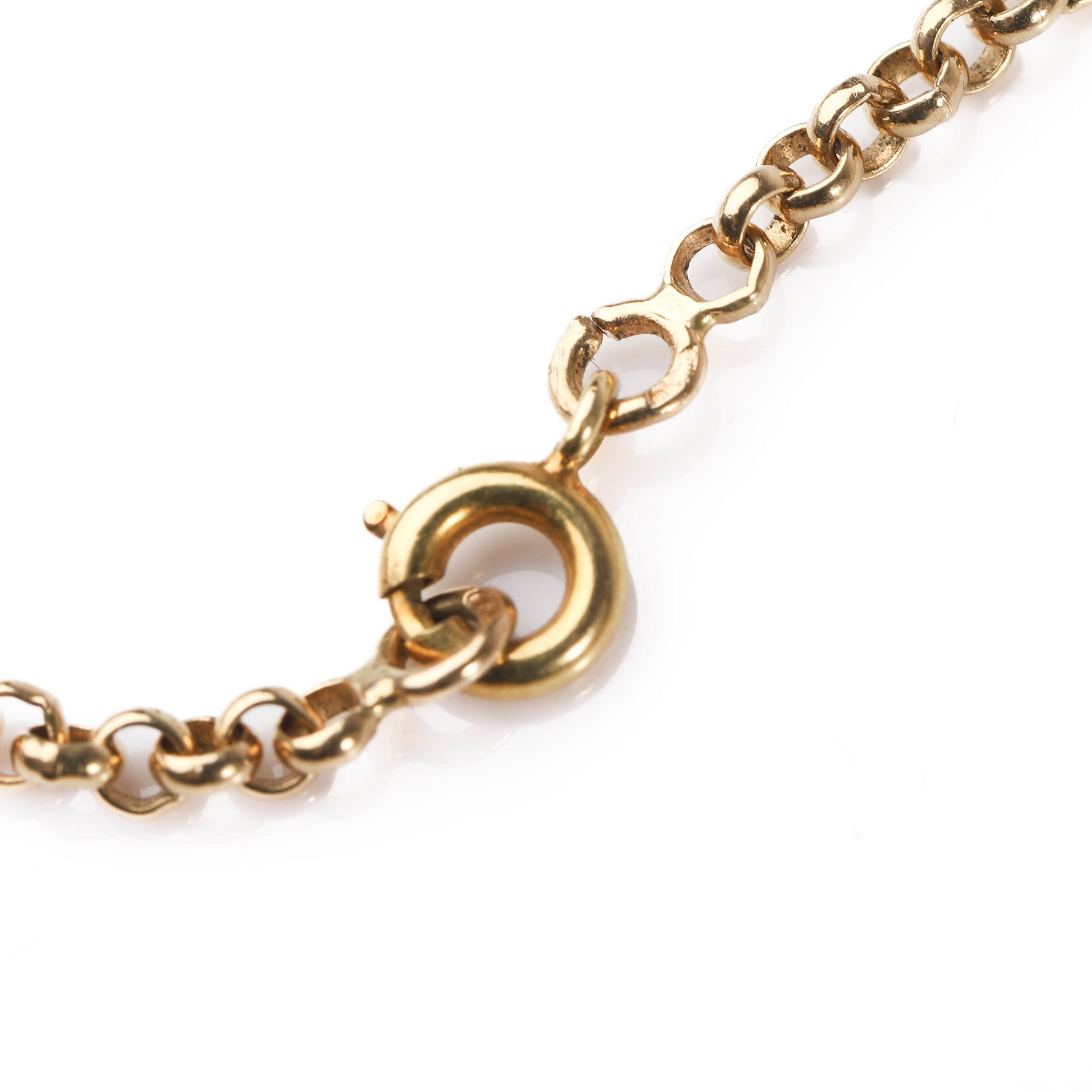 A VICTORIAN ARCHAEOLOGICAL REVIVAL GOLD AND ENAMEL NECKLACE - 5
