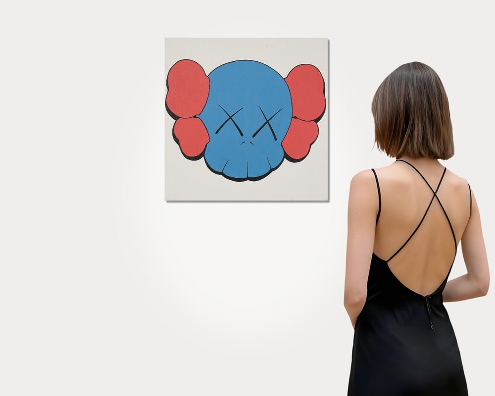 KAWS (B.1974), ATTRIBUTED TO, ACRYLIC ON CANVAS - 2