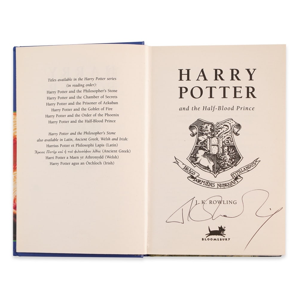 J.K. ROWLING SIGNED "HARRY POTTER AND THE HALF-BLOOD PRINCE" FIRST EDITION - 3