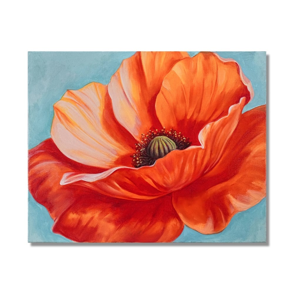 GEORGIA O'KEEFFE (1887-1986), ATTRIBUTED TO, OIL ON CANVAS: Signed (verso) Image Dimensions: 27 1/2 x 34 1/4 in (70 x 87 cm) This painting comes with COA. Georgia O'Keeffe is widely regarded as one of the most important figures in American modernism, celebrate