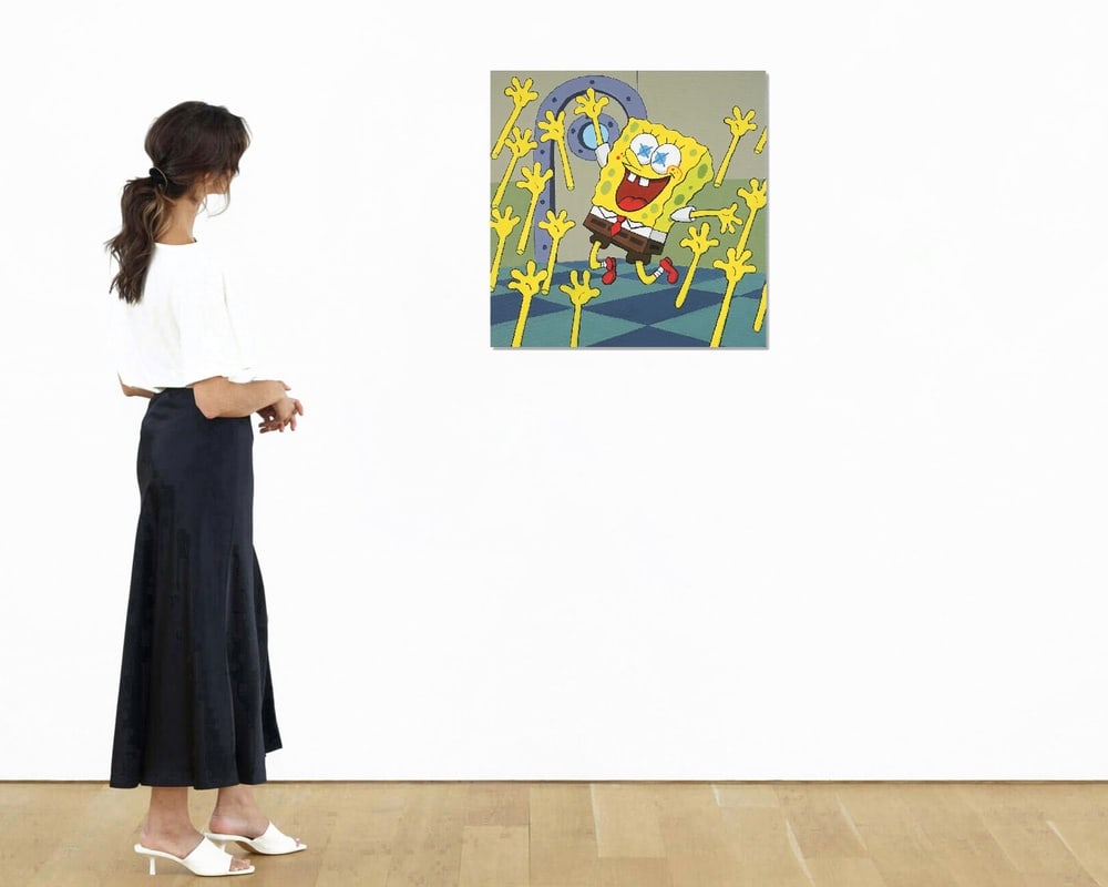 KAWS (B.1974), ATTRIBUTED TO, ACRYLIC ON CANVAS - 2