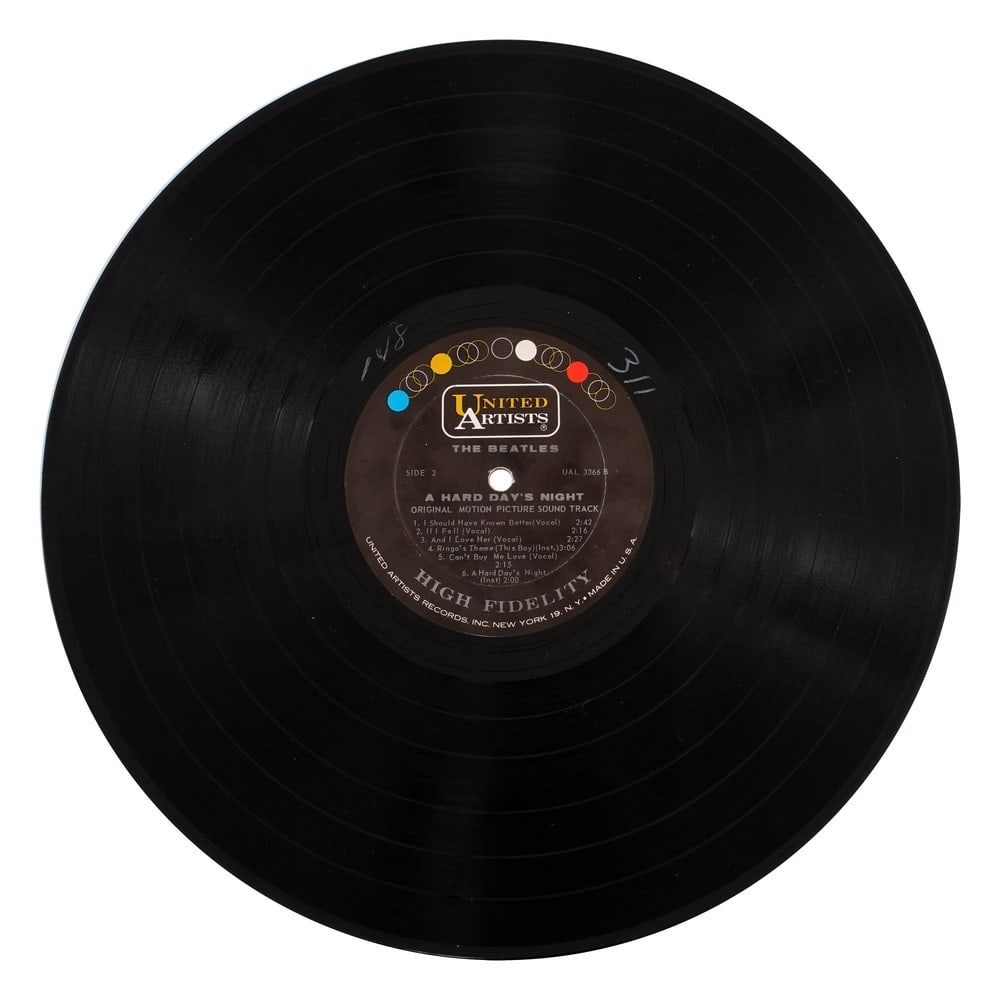 THE BEATLES FULLY SIGNED "A HARD DAY'S NIGHT" LP - 6