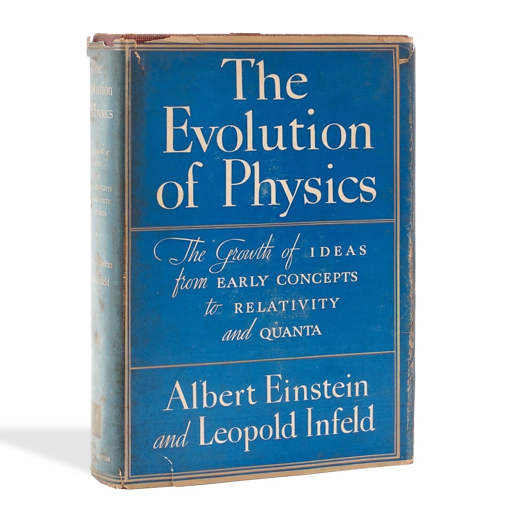 ALBERT EINSTEIN SIGNED "THE EVOLUTION OF PHYSICS" (1 of 5)