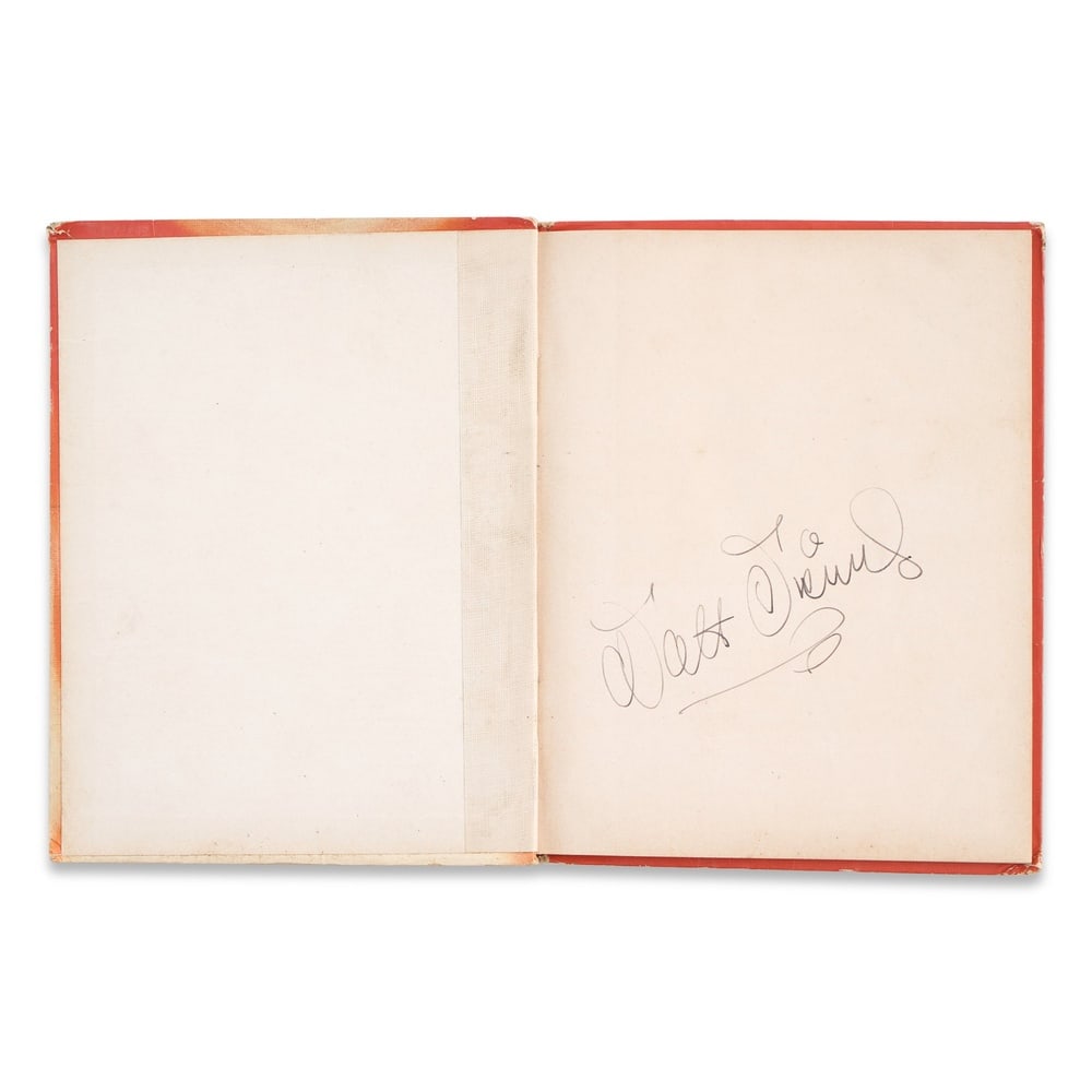 WALT DISNEY SIGNED "SNOW WHITE AND THE SEVEN DWARFS" - 3