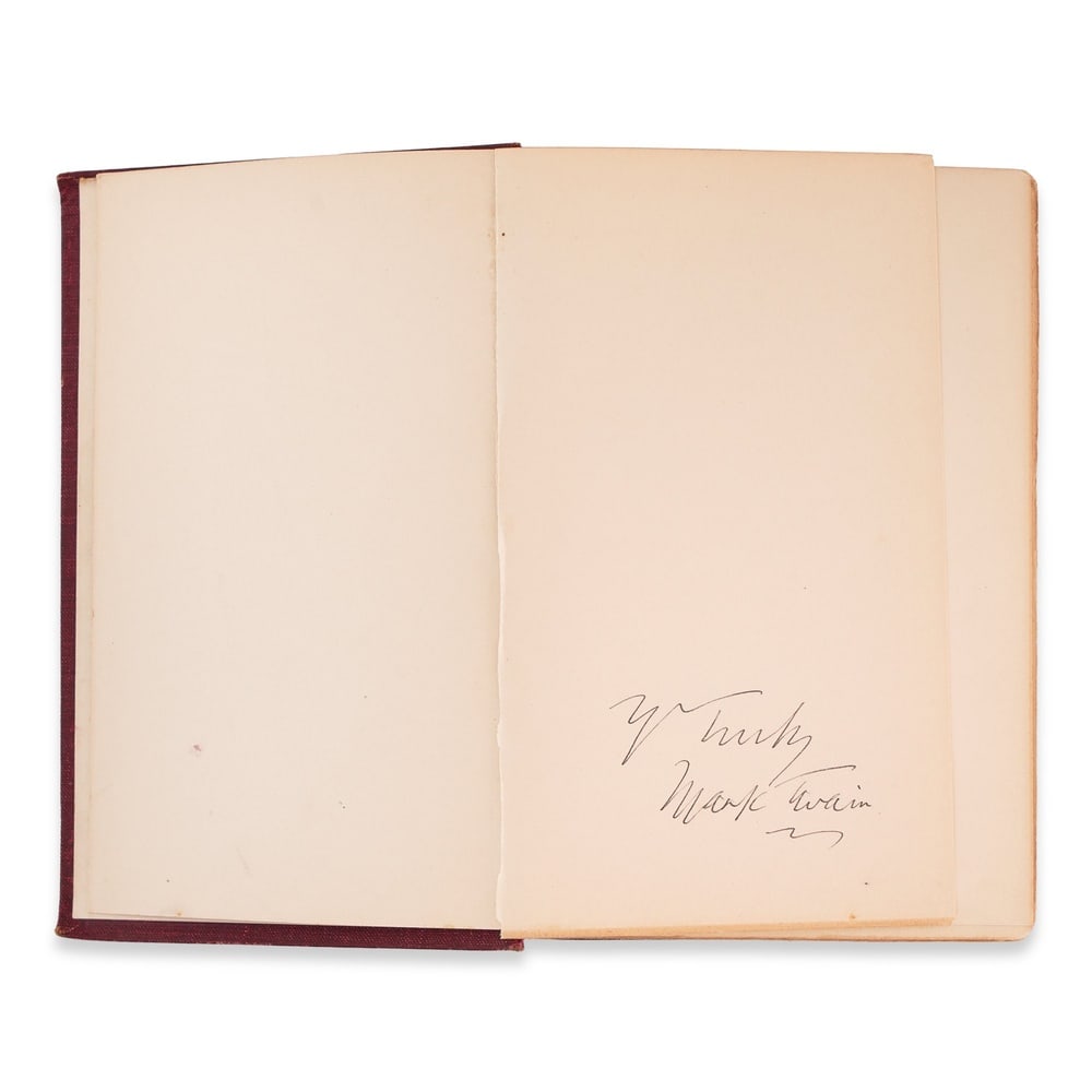 MARK TWAIN SIGNED "THE MAN THAT CORRUPTED HADLEYBURG AND OTHER STORIES AND ESSAYS" - 3