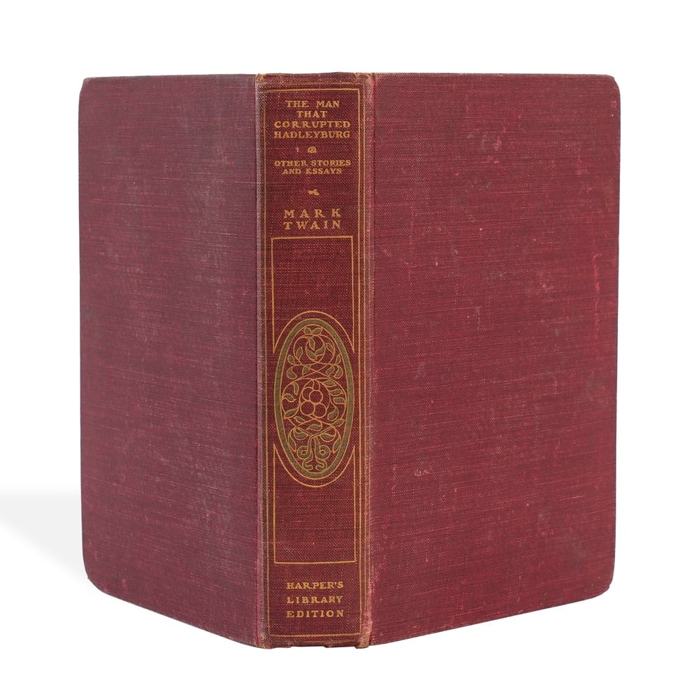 MARK TWAIN SIGNED "THE MAN THAT CORRUPTED HADLEYBURG AND OTHER STORIES AND ESSAYS" - 5