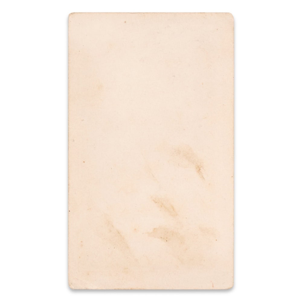 ABRAHAM LINCOLN SIGNED CDV PHOTOGRAPH - 2