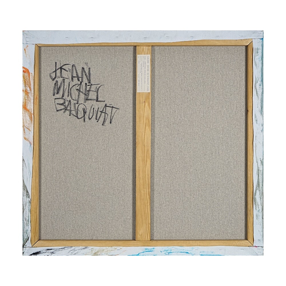 JEAN-MICHEL BASQUIAT (1960-1988), ATTRIBUTED TO, ACRYLIC AND OILSTICK ON CANVAS - 3