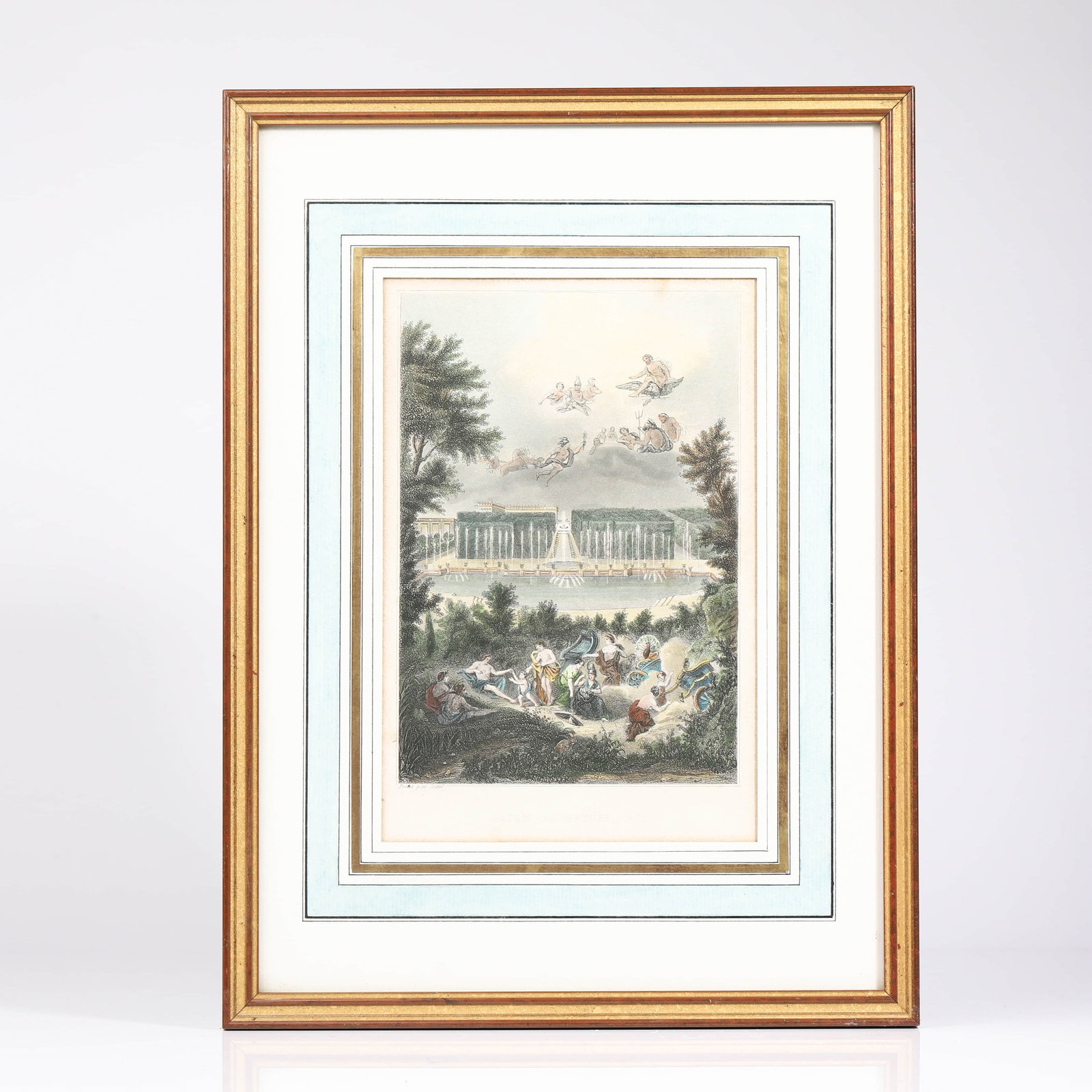 A PAIR OF HAND-COLORED MYTHOLOGICAL ENGRAVINGS - 3