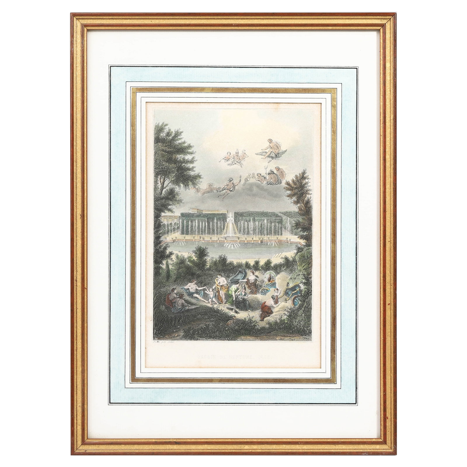 A PAIR OF HAND-COLORED MYTHOLOGICAL ENGRAVINGS - 4