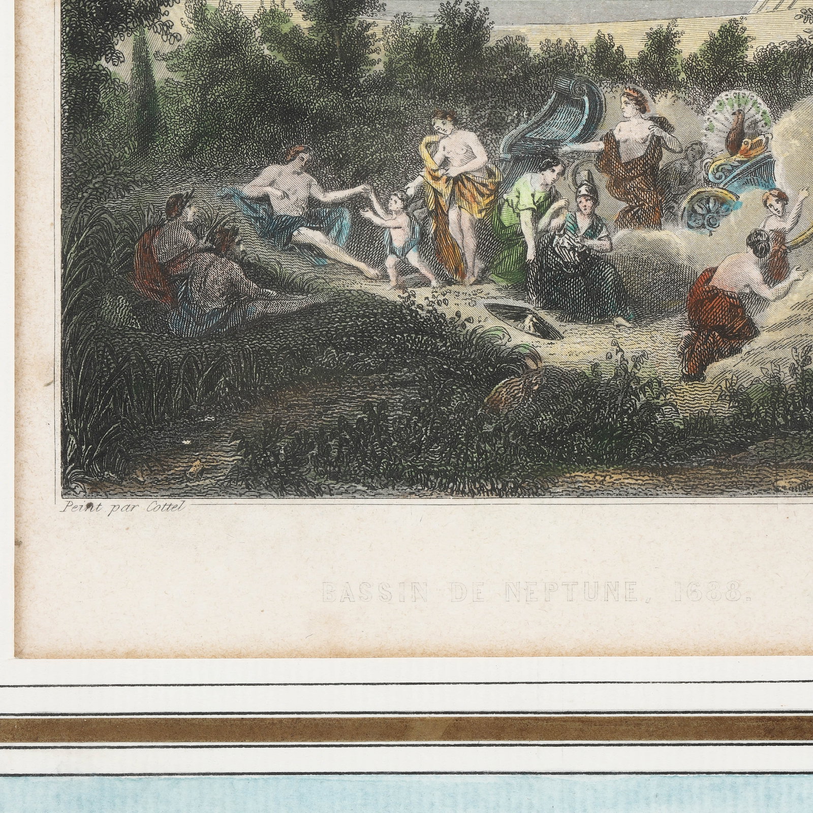 A PAIR OF HAND-COLORED MYTHOLOGICAL ENGRAVINGS - 6