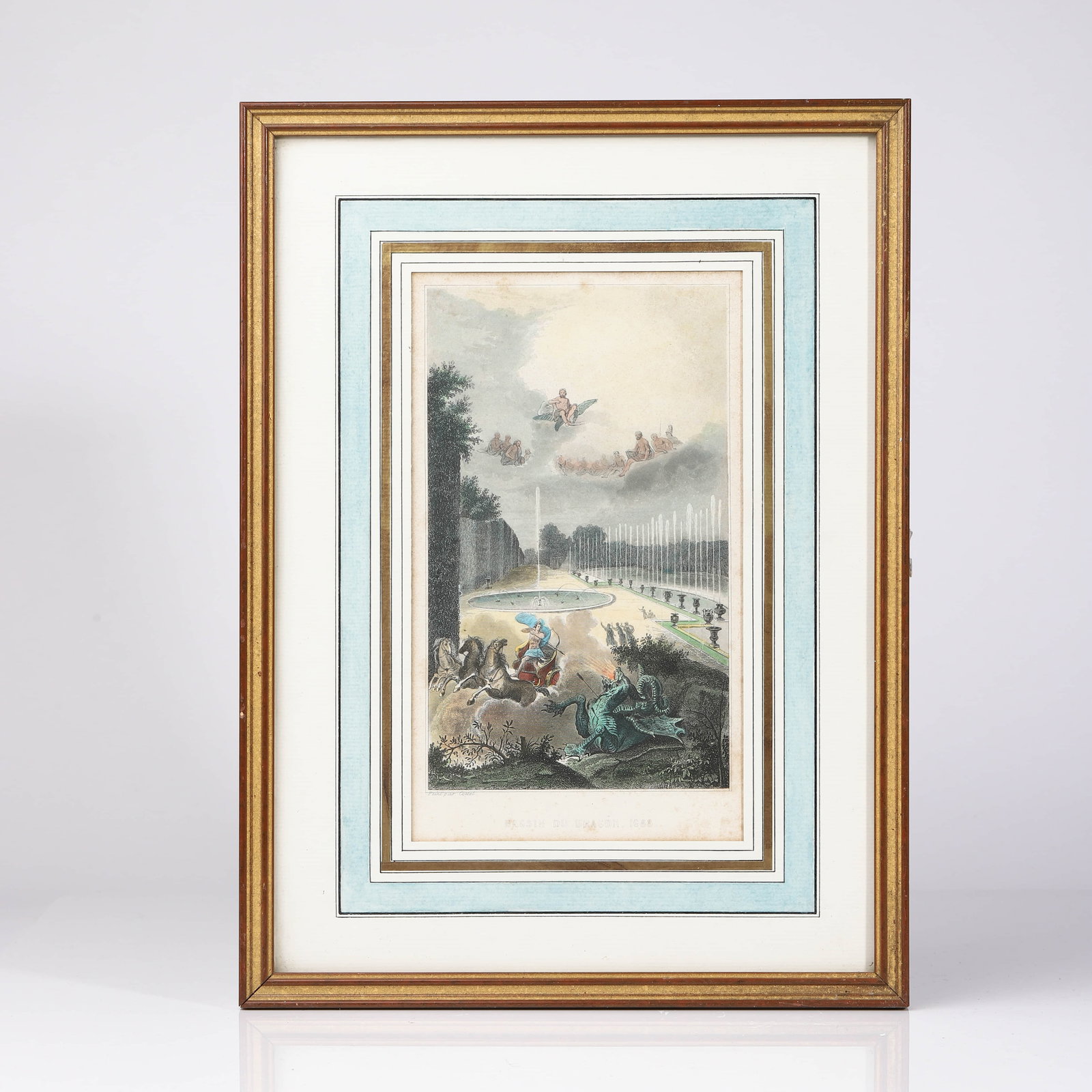 A PAIR OF HAND-COLORED MYTHOLOGICAL ENGRAVINGS - 9