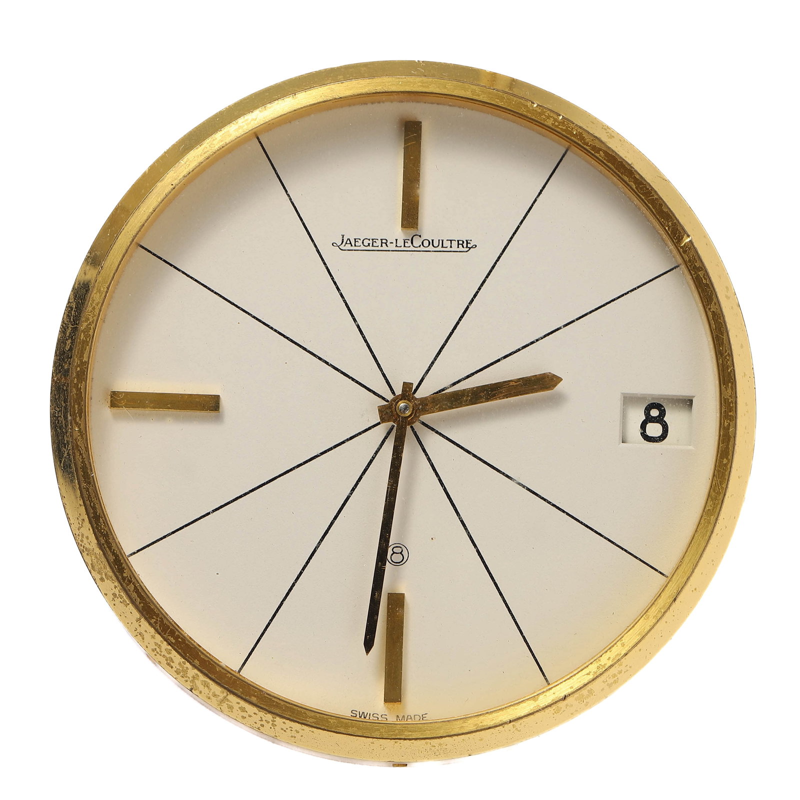 JAEGER-LECOULTRE SWISS MADE DESKTOP CLOCK - 2