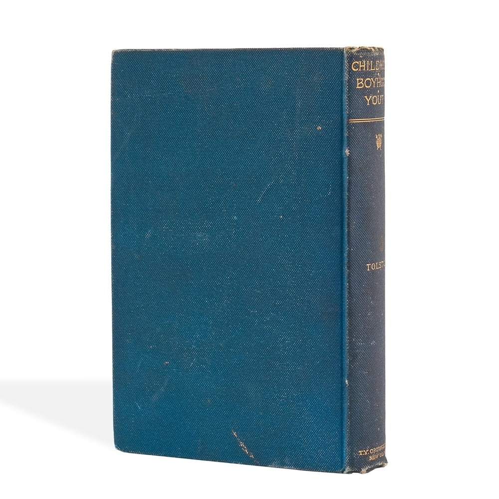 LEO TOLSTOY SIGNED CHILDHOOD, BOYHOOD, YOUTH - 2