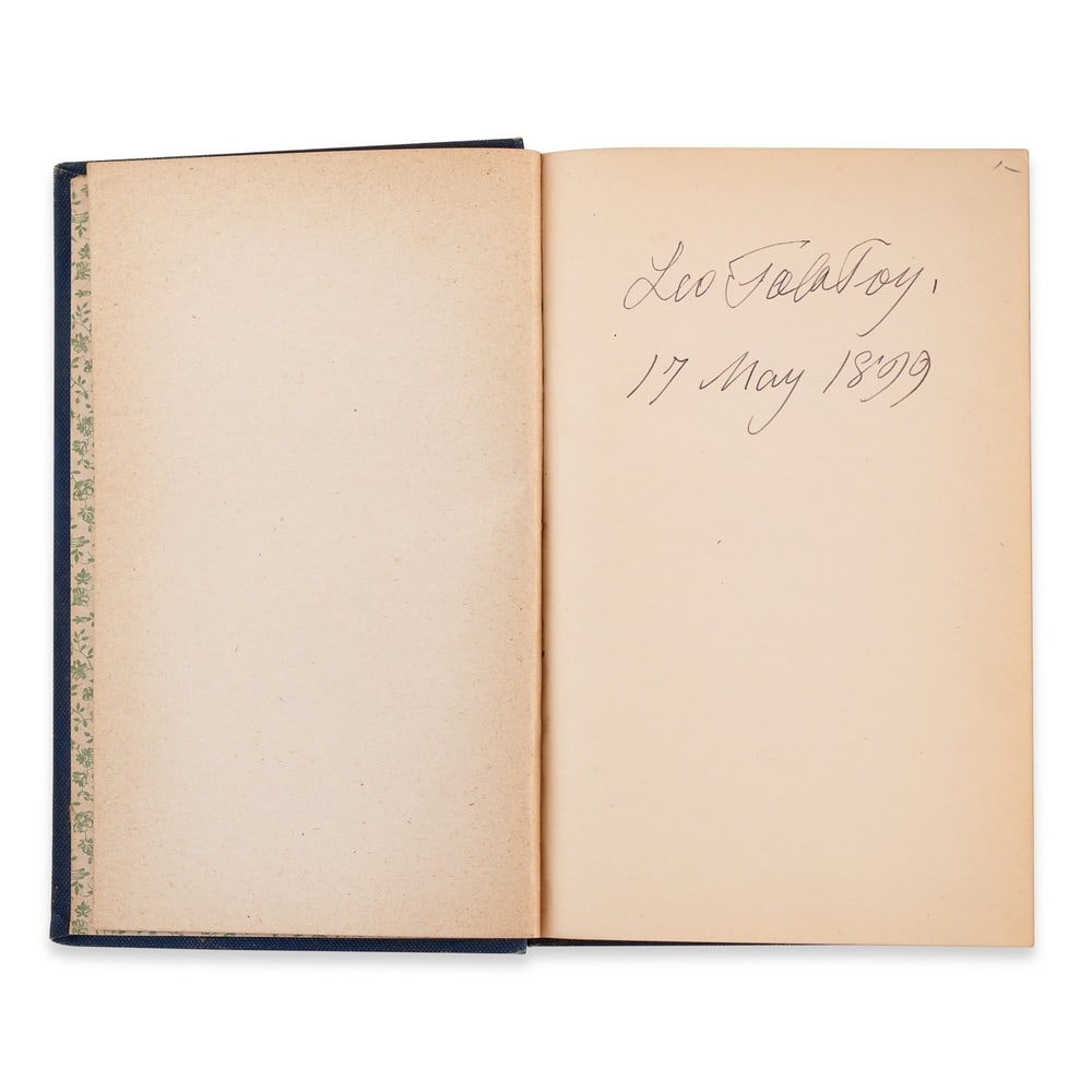 LEO TOLSTOY SIGNED CHILDHOOD, BOYHOOD, YOUTH - 3