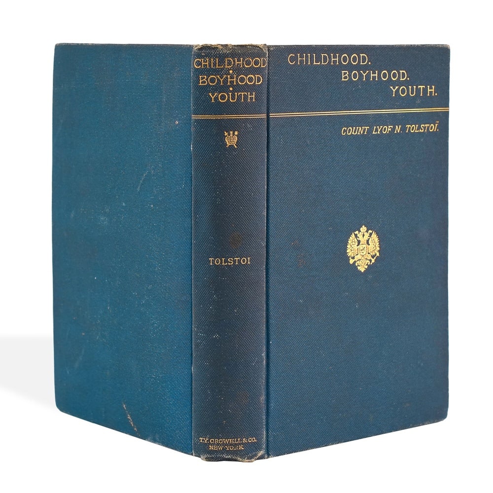 LEO TOLSTOY SIGNED CHILDHOOD, BOYHOOD, YOUTH - 5