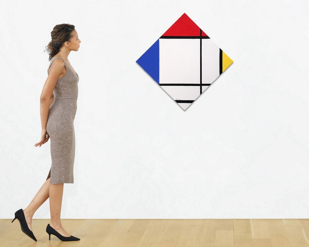 PIET MONDRIAN (1872-1944), ATTRIBUTED TO, OIL ON CANVAS - 2